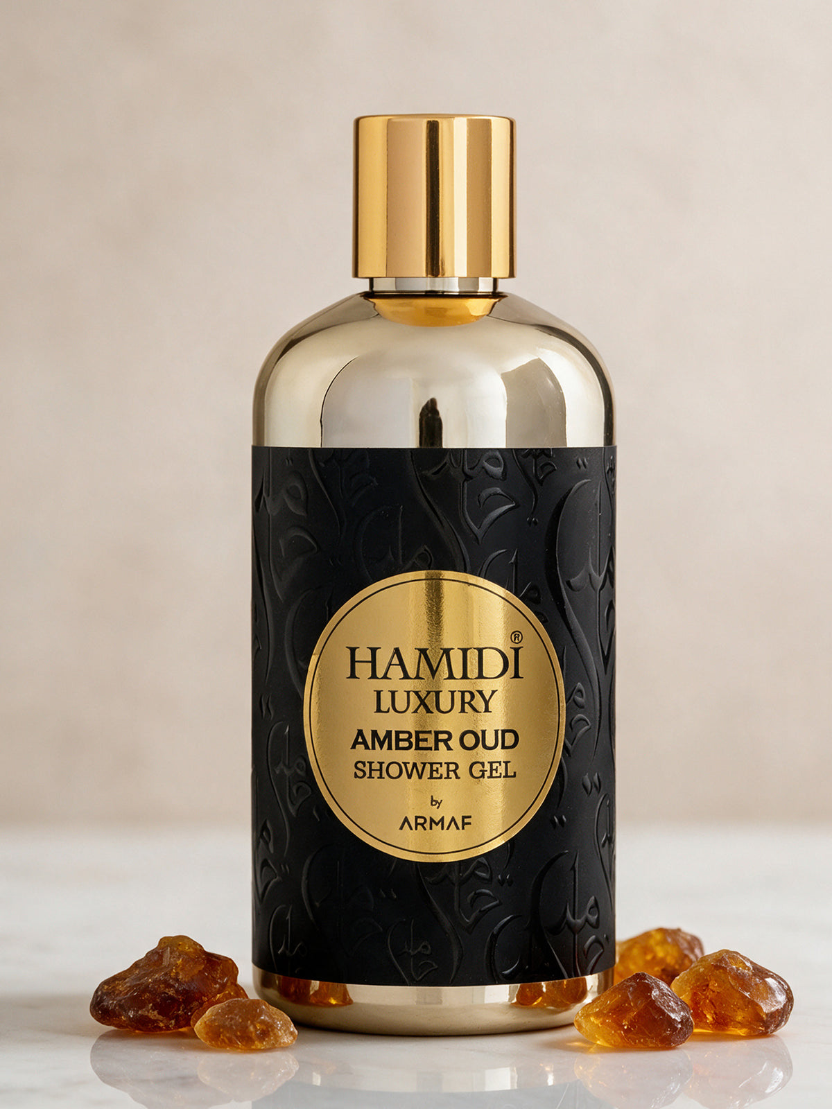 LUXURY AMBER OUD SHOWER GEL