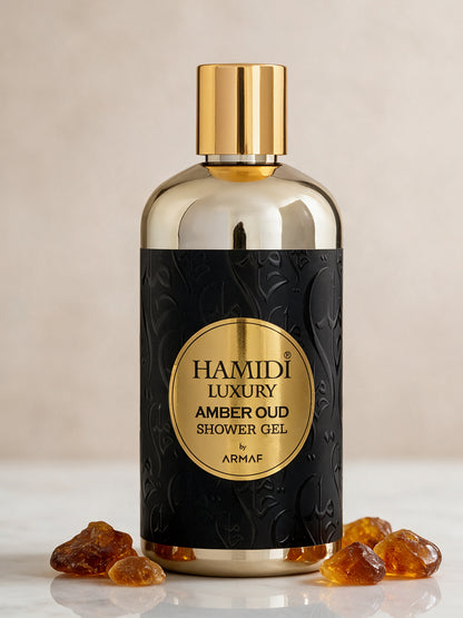 LUXURY AMBER OUD SHOWER GEL